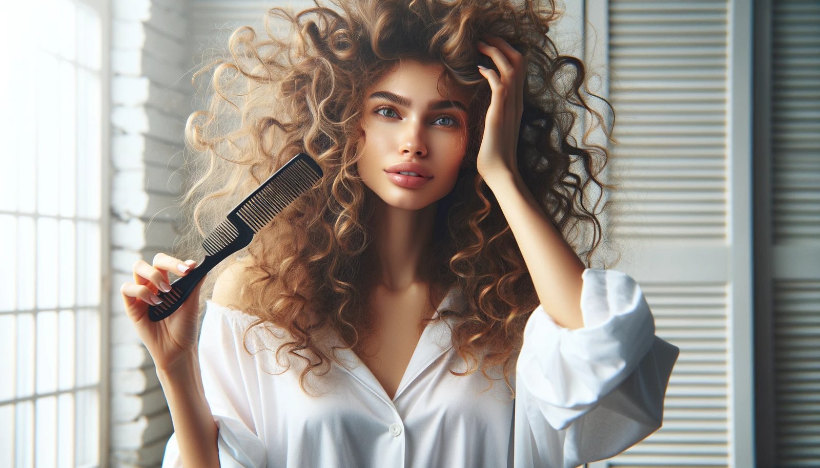reduzir o frizz em cabelos cacheados