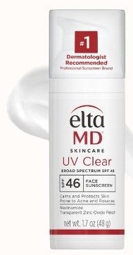EltaMD UV Clear Face Sunscreen, SPF 46 Oil Free 