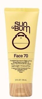 Sun Bum Original SPF 70 Sunscreen Face Lotion with Vitamin E