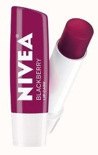 NIVEA Lip Balm, Blackberry Flavored Tinted Lip Balm Stick 