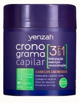 YENZAH - CRONOGRAMA 3 EM 1 - MÁSCARA CACHOS, Yenzah